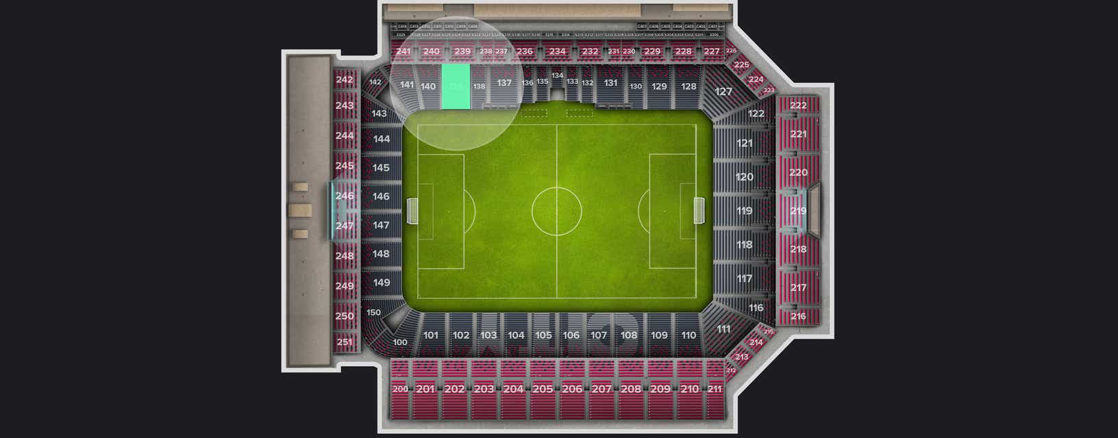 Seat view from Lower Level