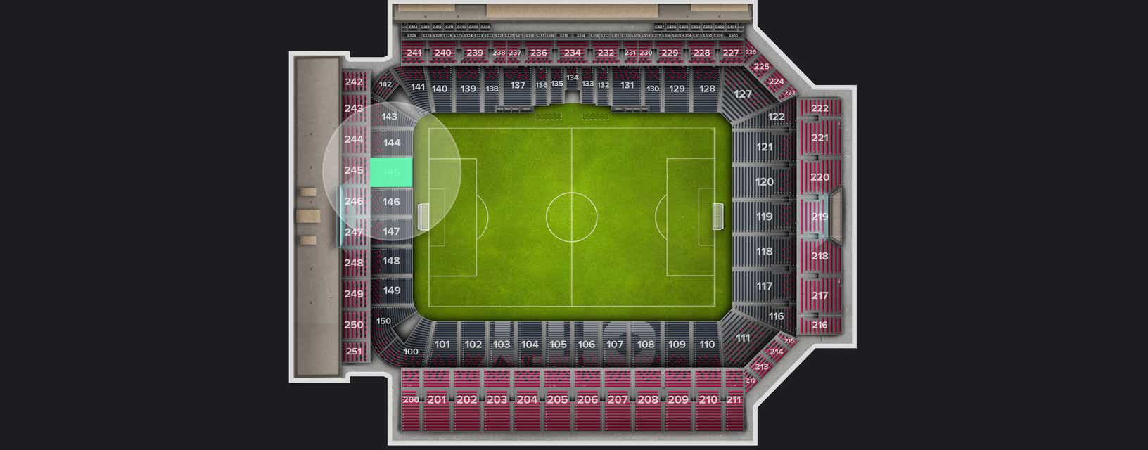Seat view from Lower Level