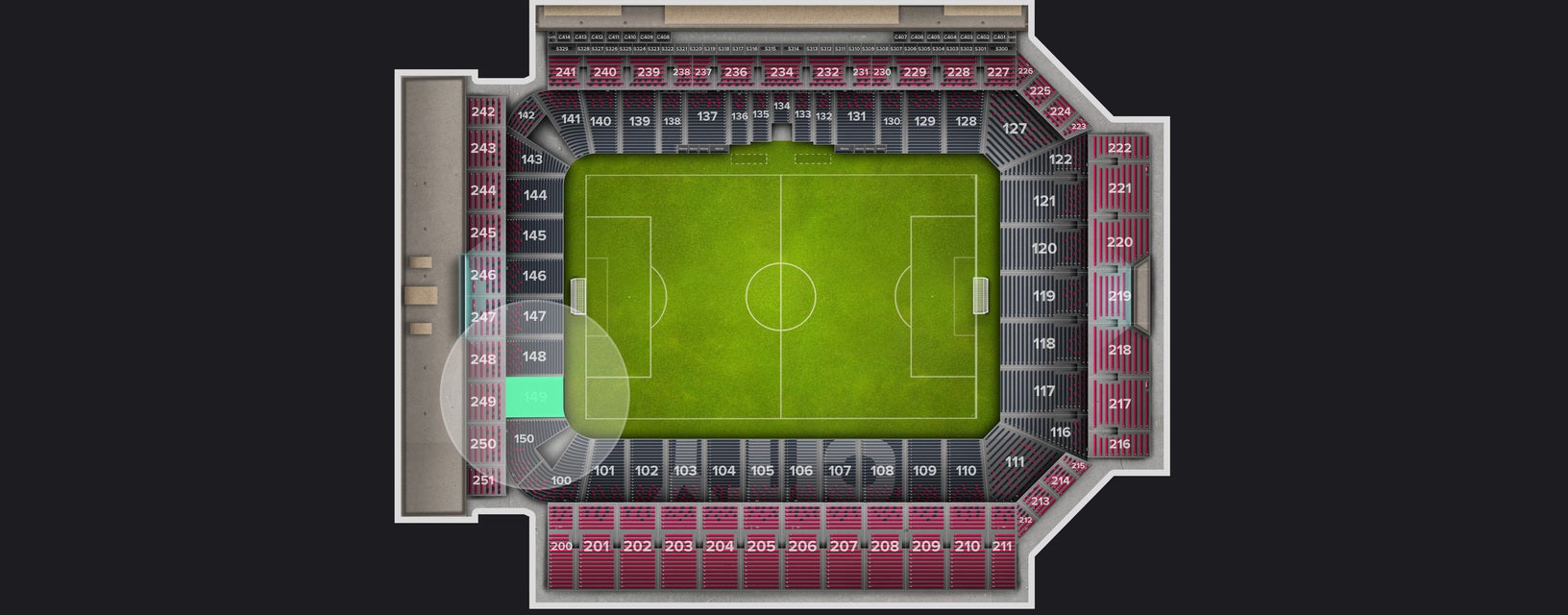 Seat view from Lower Level