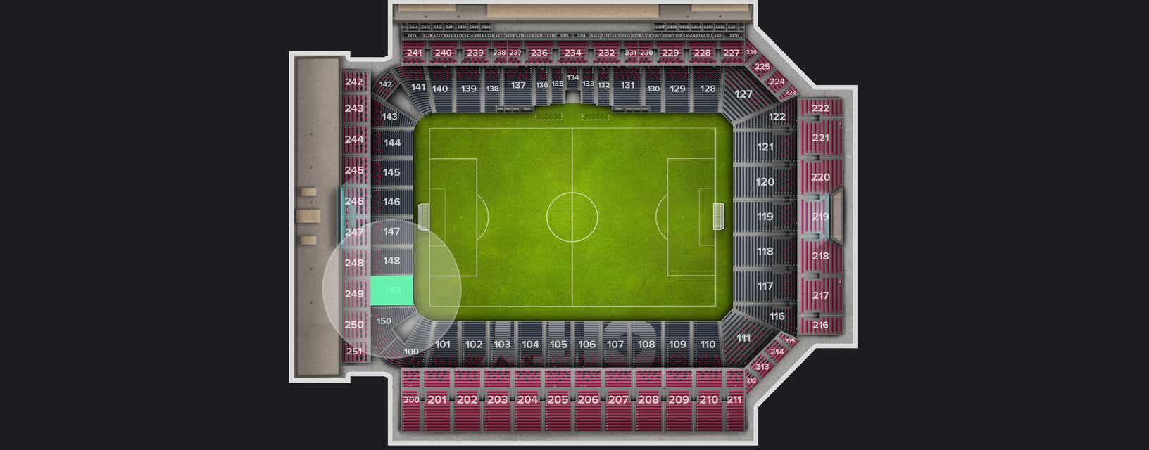 Seat view from Lower Level
