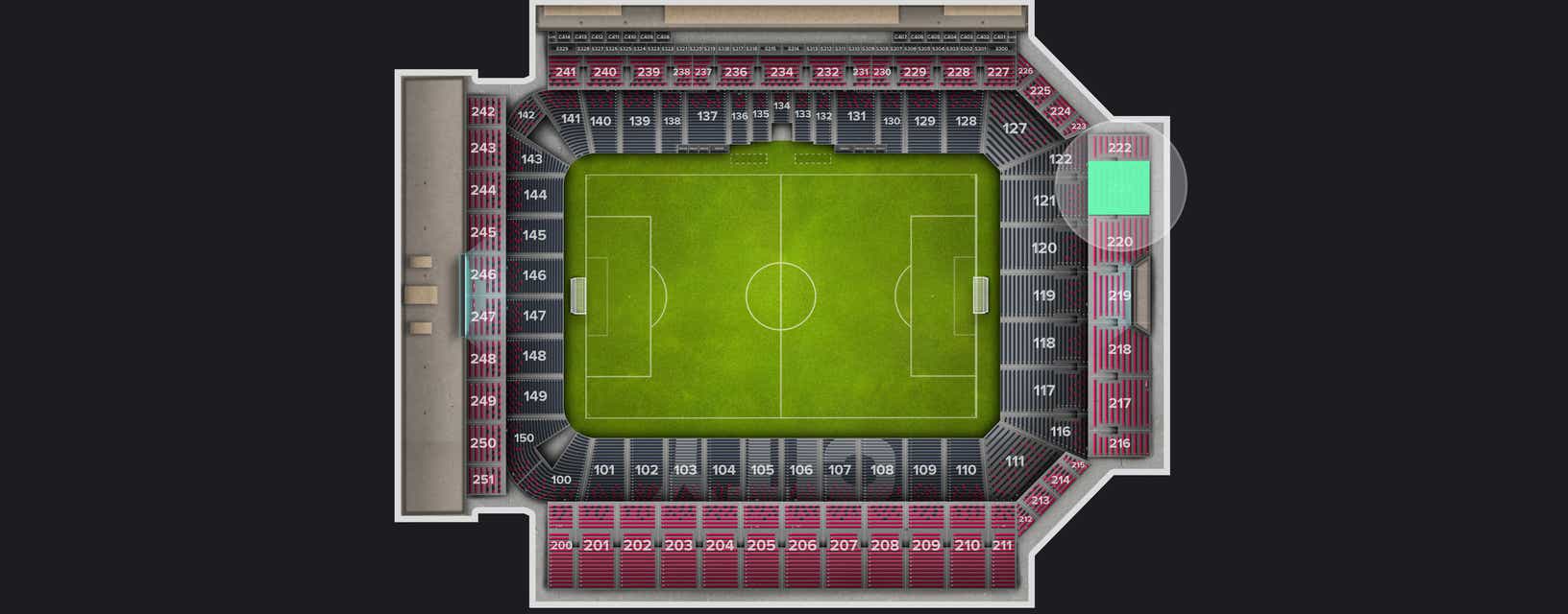 Seat view from Upper Level