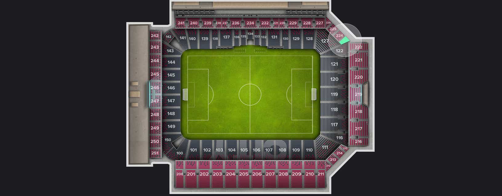 Seat view from Upper Level