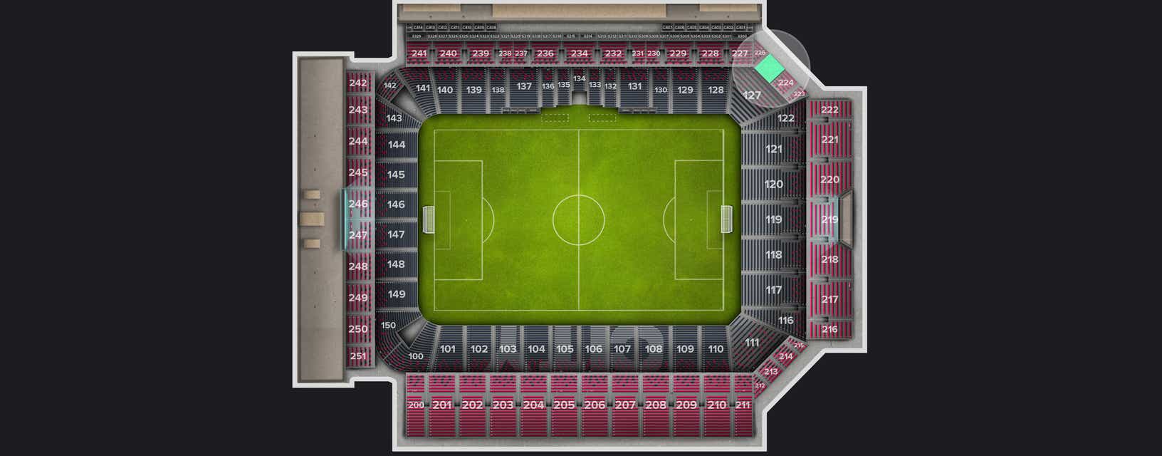 Seat view from Upper Level