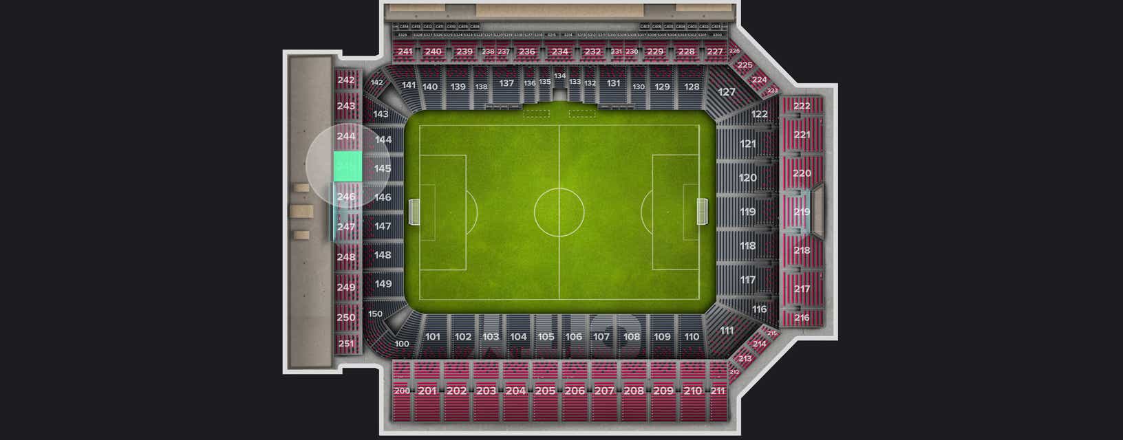 Seat view from Upper Level
