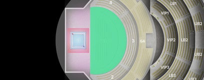 Seat view from 1
