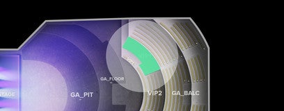 Seat view from VIP