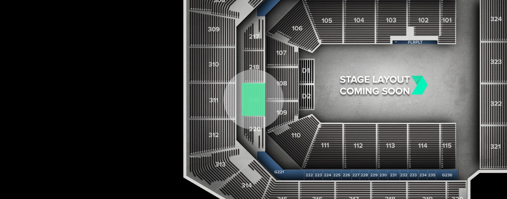 Seat view from Middle