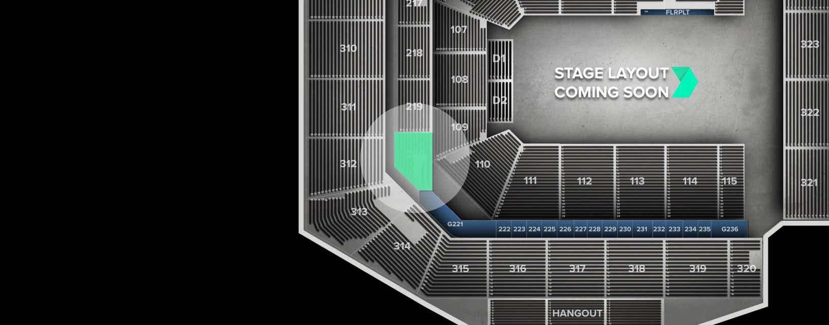 Seat view from Middle
