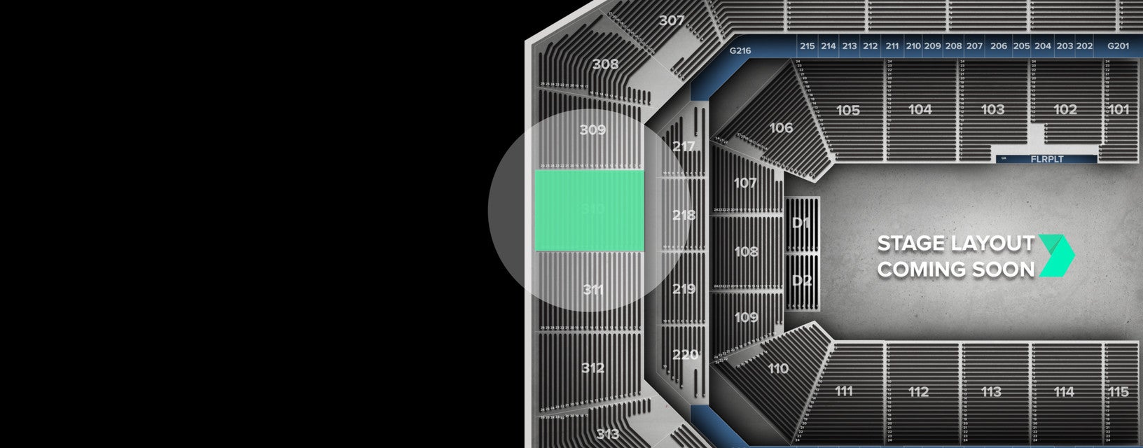 Seat view from Upper