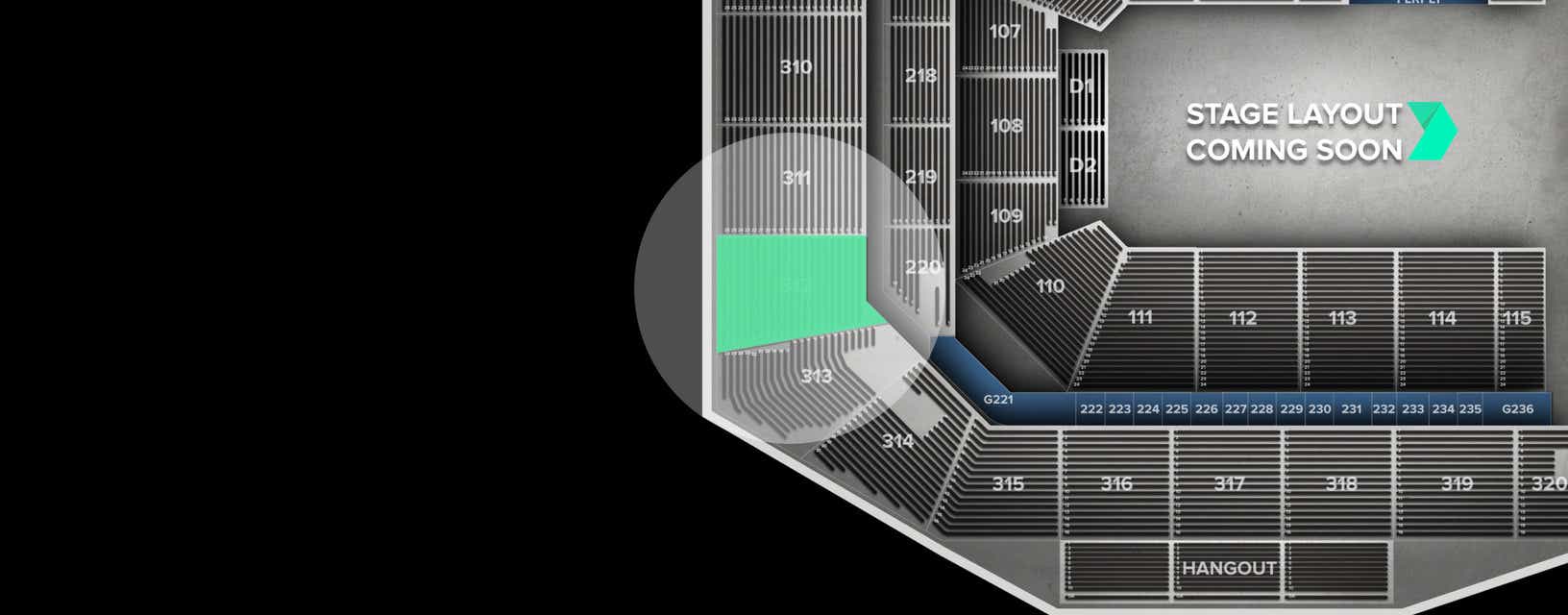 Seat view from Upper