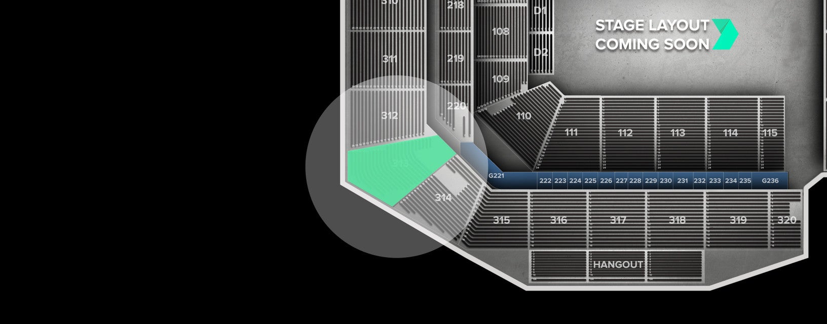 Seat view from Upper