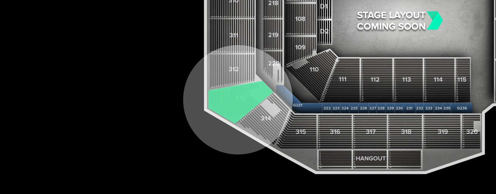 Seat view from Upper