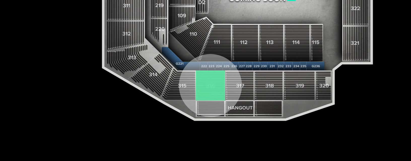 Seat view from Upper