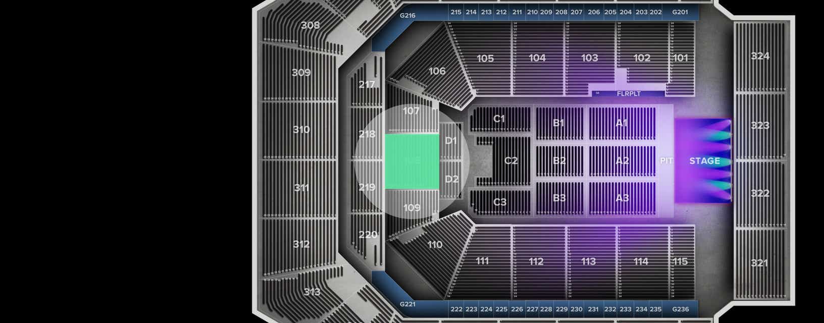 Seat view from Lower