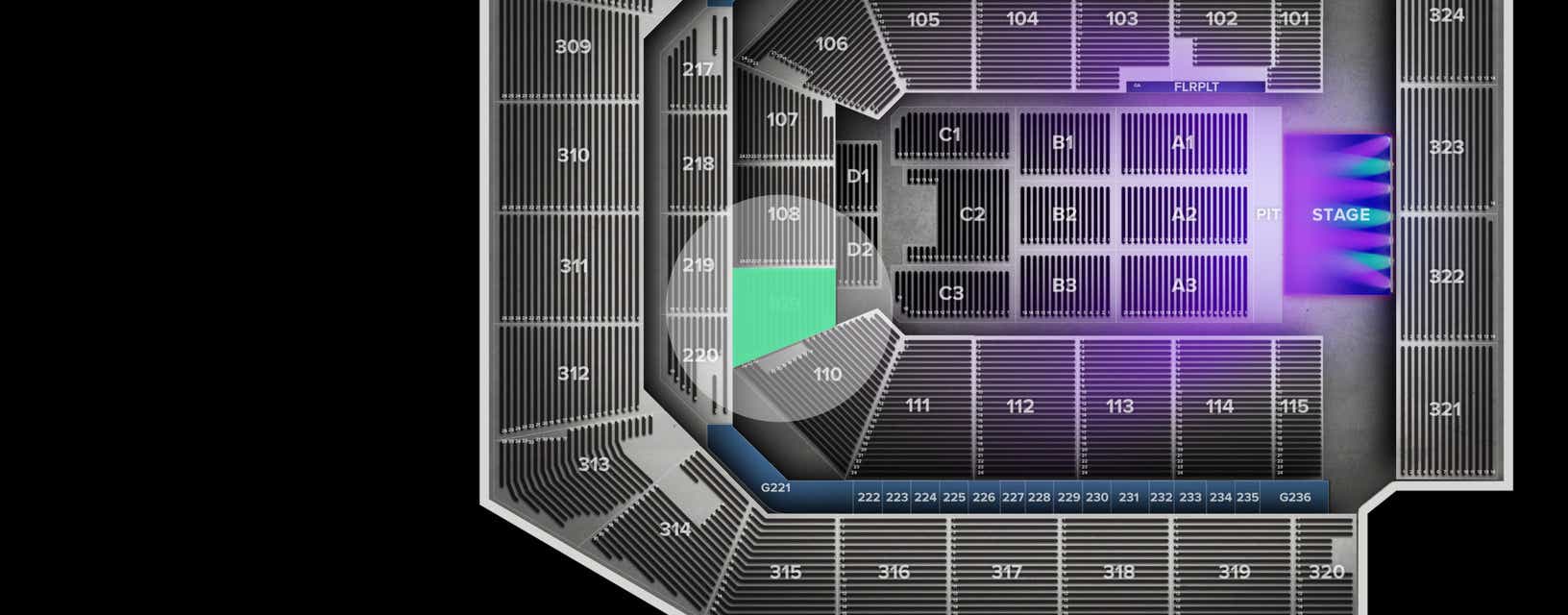 Seat view from Lower