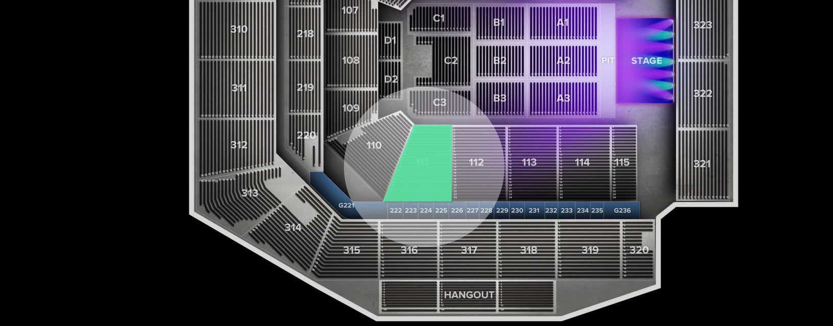 Seat view from Lower