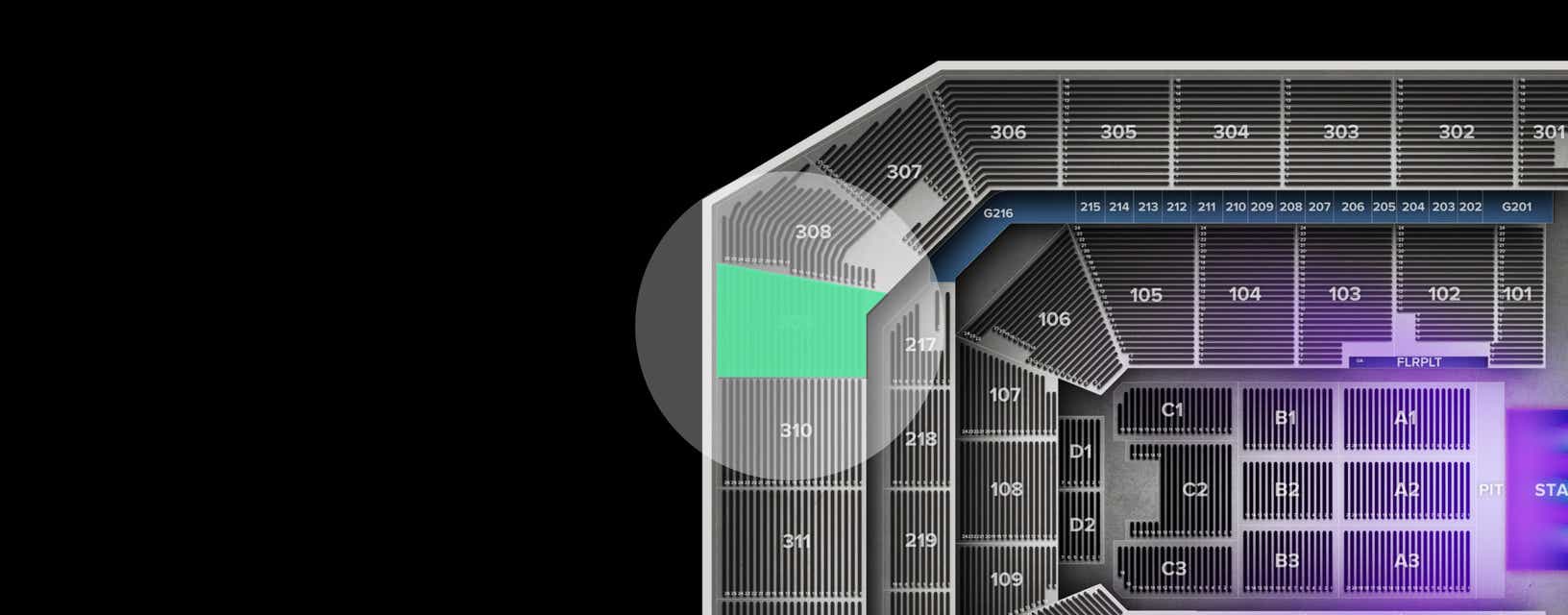 Seat view from Upper
