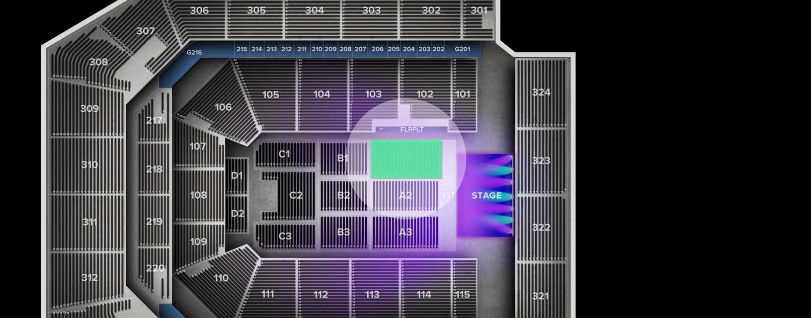 Seat view from Floor