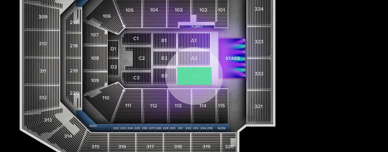 Seat view from Floor