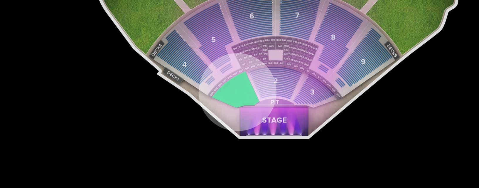 Seat view from Lower