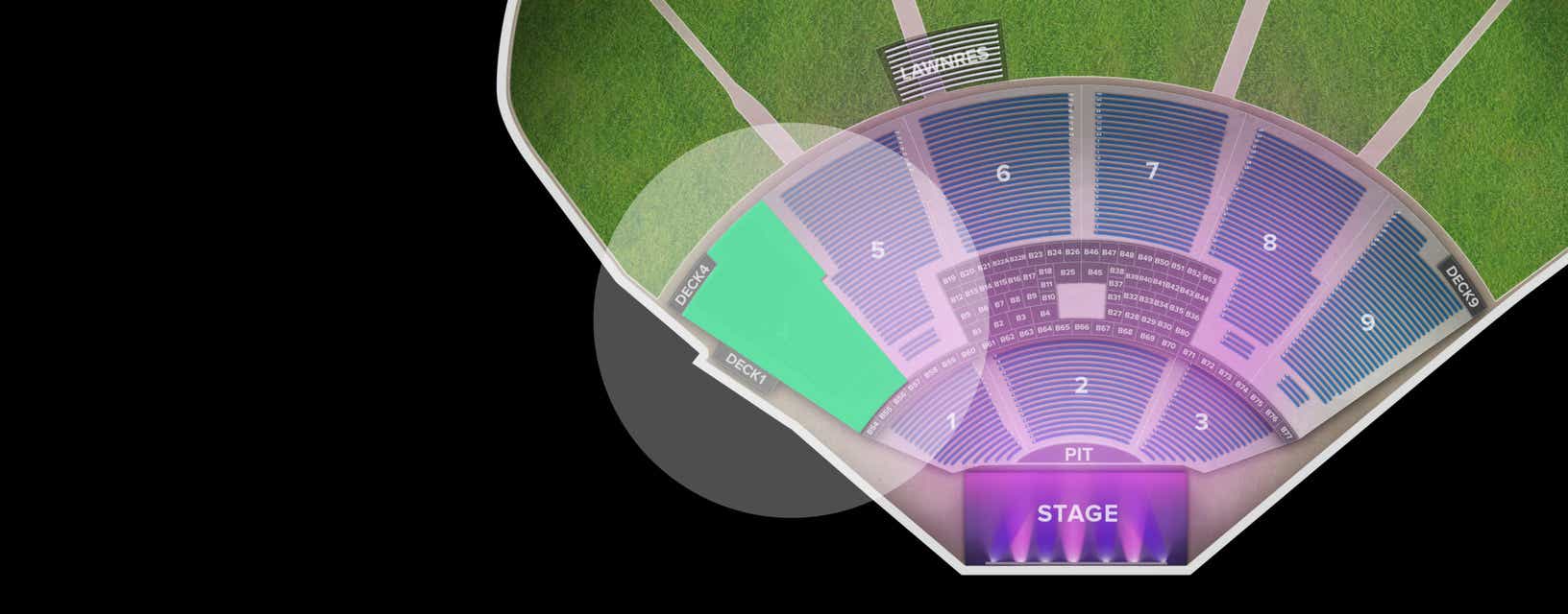Seat view from Lower