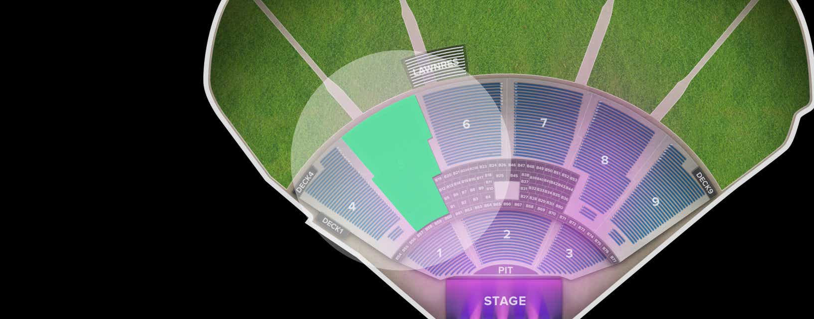 Seat view from Lower
