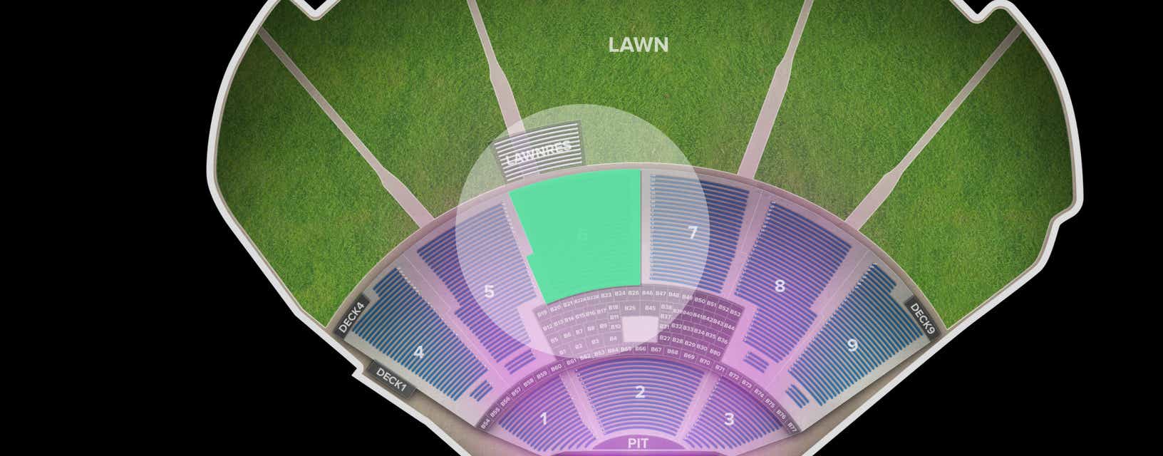 Seat view from Lower
