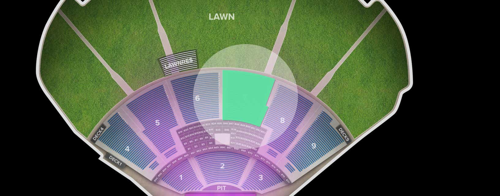 Seat view from Lower