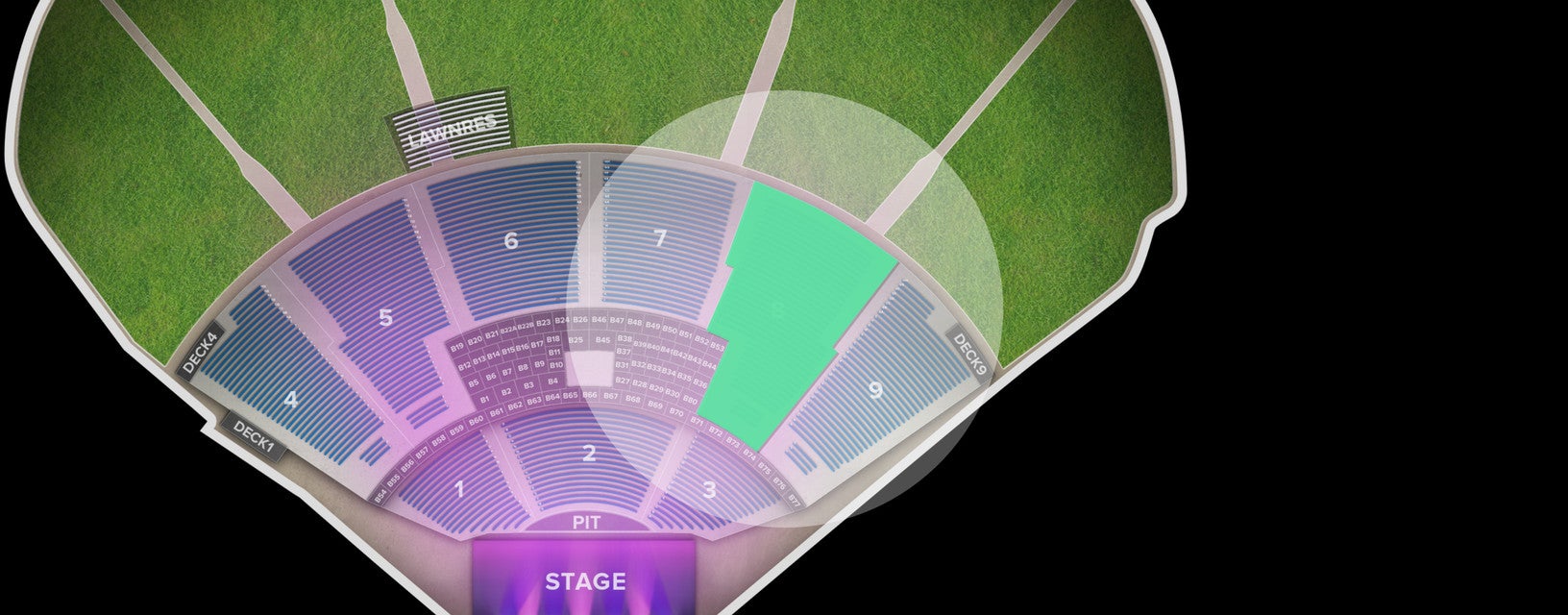 Seat view from Lower