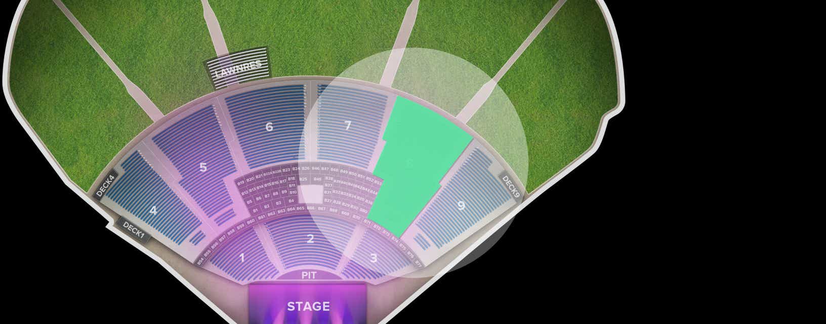 Seat view from Lower