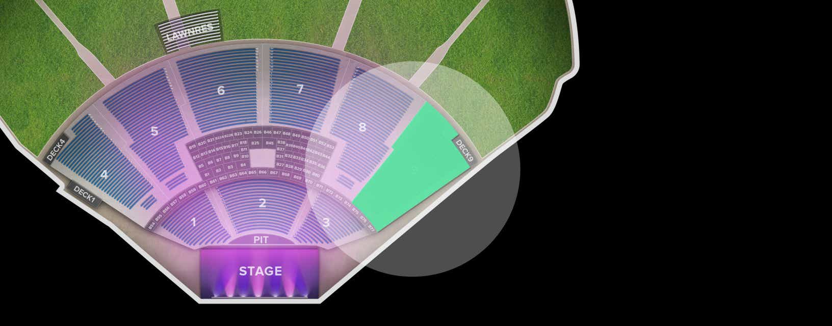 Seat view from Lower