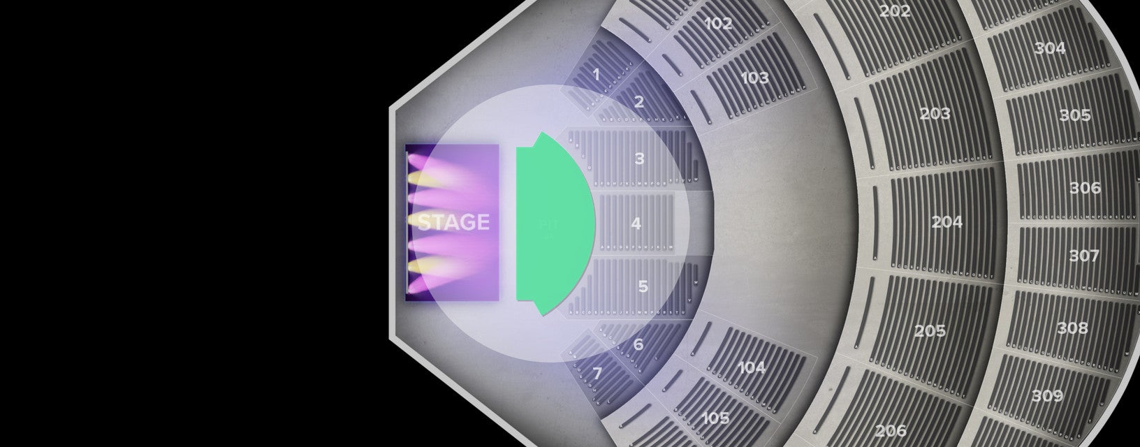Seat view from Pit