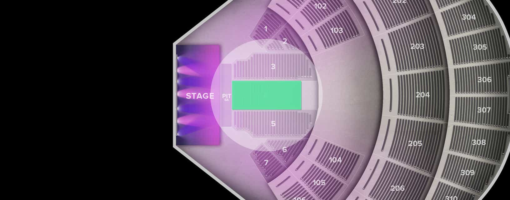 Seat view from Orchestra