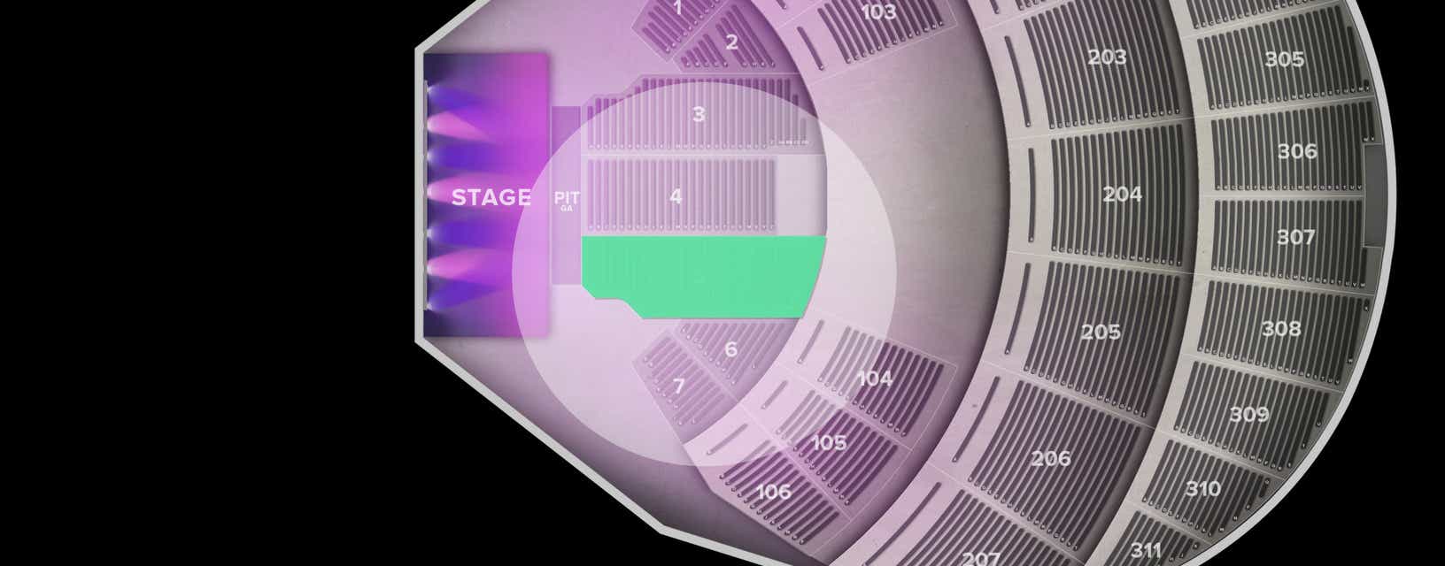 Seat view from Orchestra