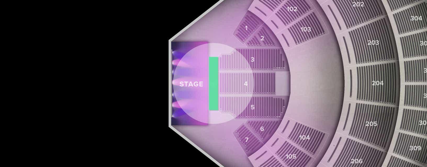 Seat view from
