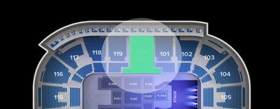 Seat view from Arena Level