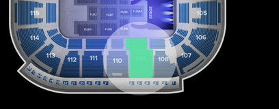 Seat view from Arena Level