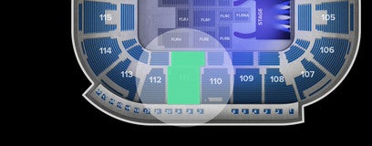 Seat view from Arena Level