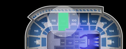 Seat view from Arena Level