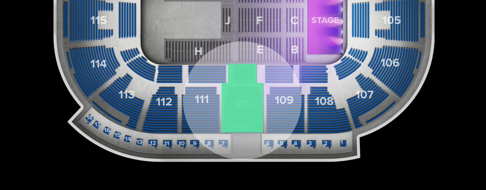 Seat view from Bowl