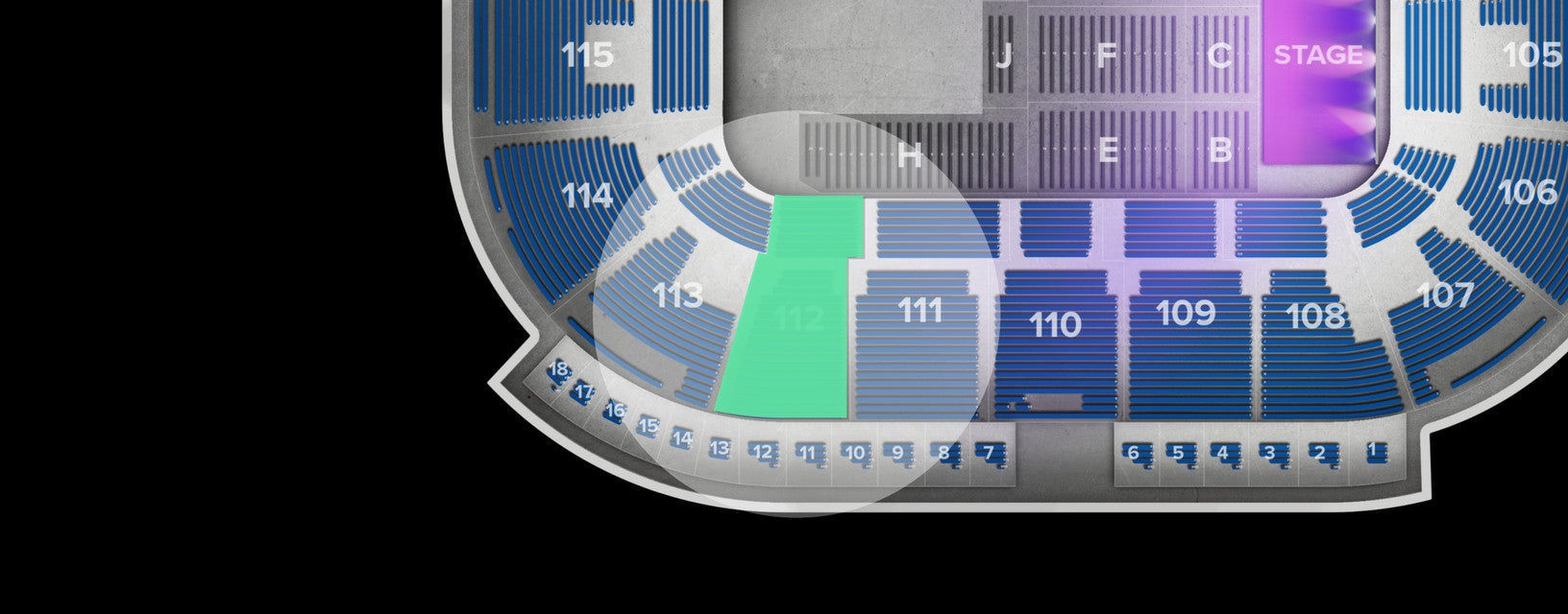 Seat view from Bowl