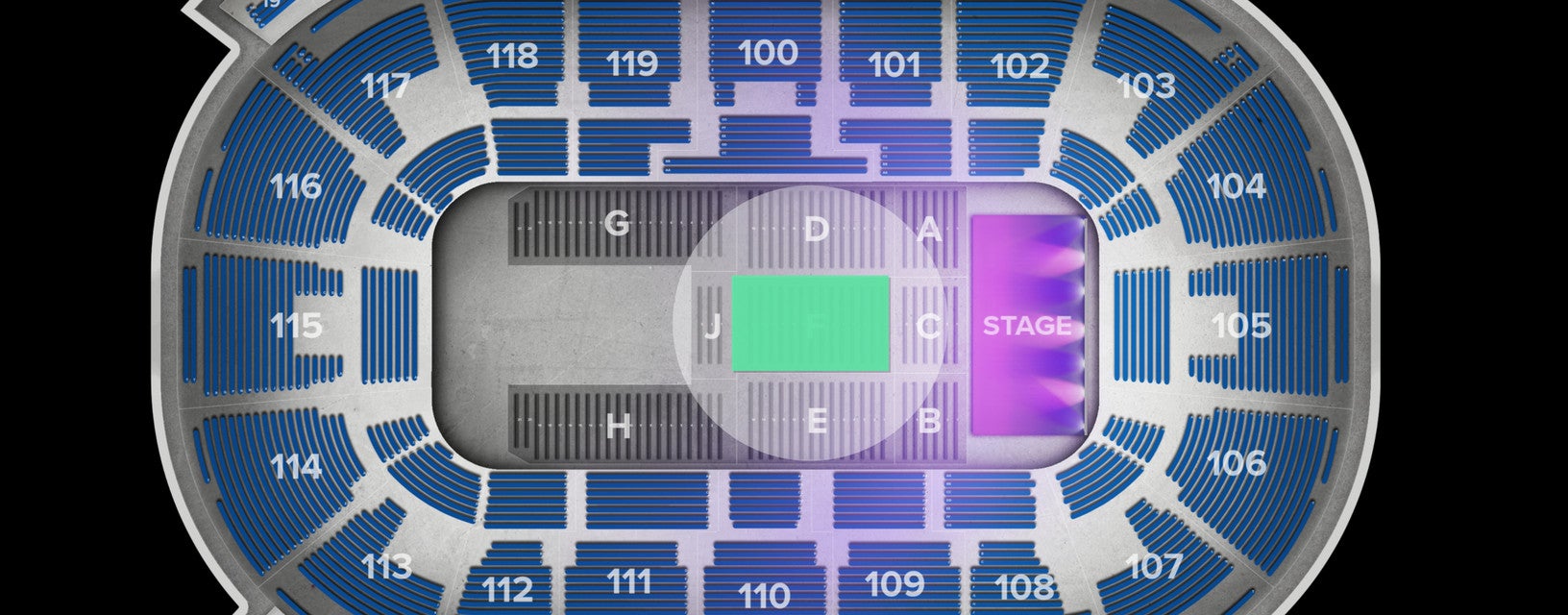 Seat view from Floor