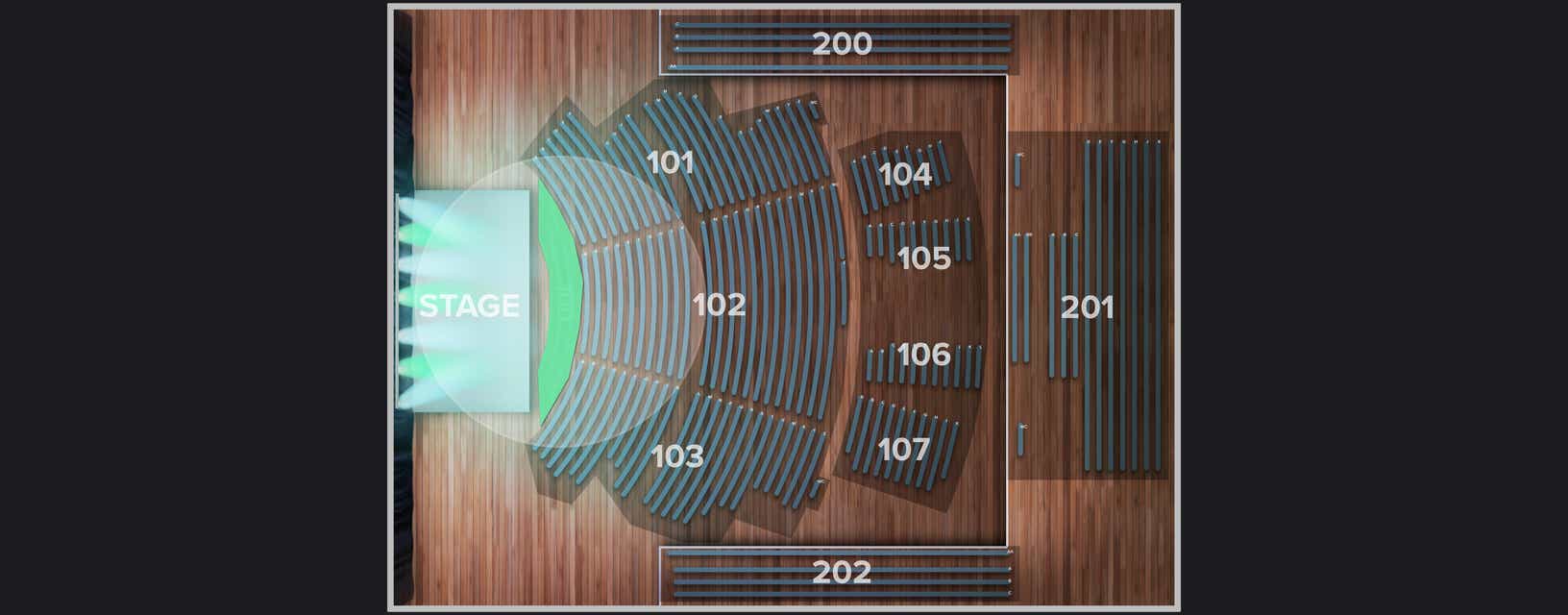 Seat view from Reserved