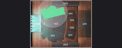 Seat view from Reserved