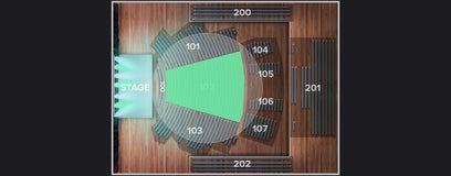 Seat view from Reserved