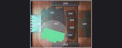 Seat view from Reserved