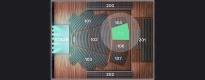 Seat view from Reserved