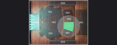 Seat view from Reserved