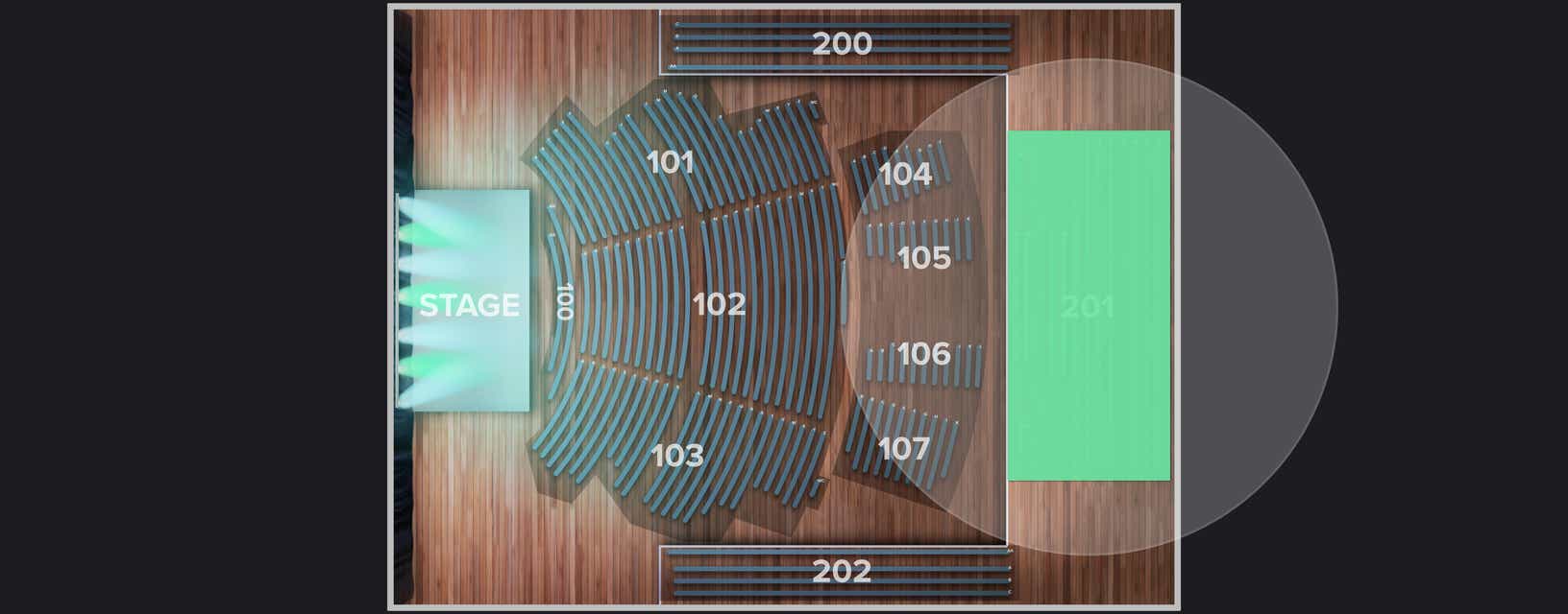Seat view from Upper