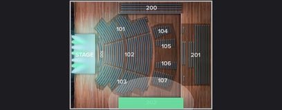 Seat view from Upper